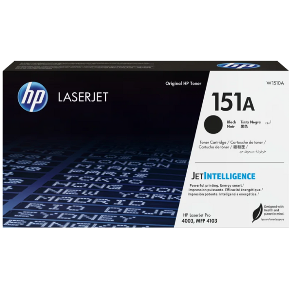 TONER HP - 151A - W1510A - NEGRO - 3,050 PAGINAS - PARA IMPRESORA LASERJET - 4003 - 4102 - 4103