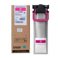BOLSA DE TINTA EPSON T11A MAGENTA, COMPATIBLE CON EPSON C5310, C5390 & C5810, C5890, RENDIMIENTO 5000 PAGINAS.