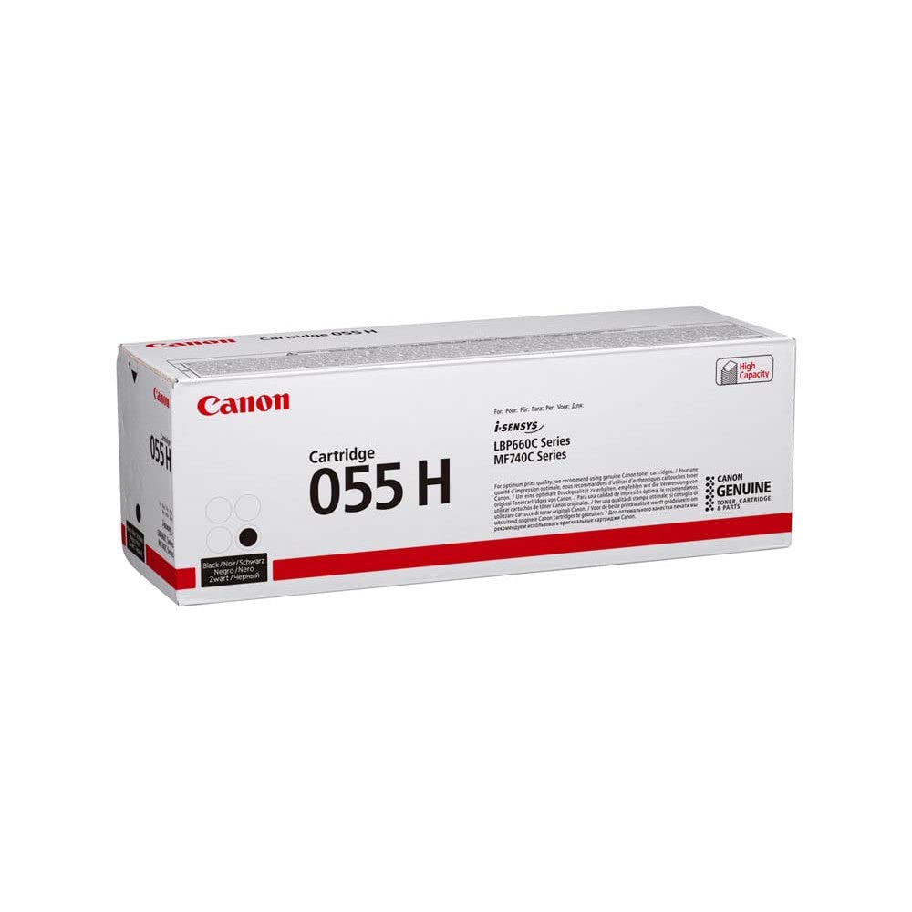 TONER CANON 055H NEGRO, ALTO RENDIMIENTO 7,600 PAG 3020C001AA