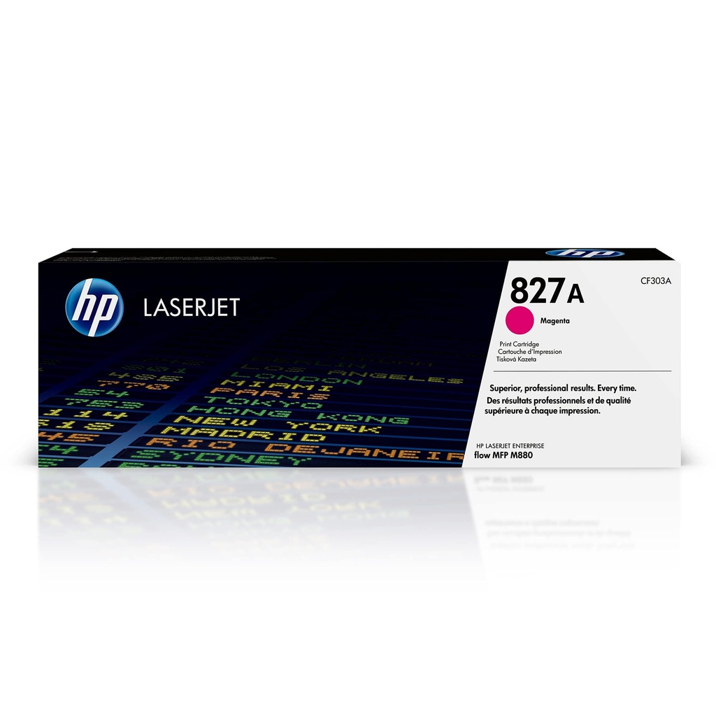 TONER HP 827A - CF301A - MAGENTA - 32,000 PAGINAS -PARA IMPRESORAS ENTERPRISE COLOR M880Z, M880Z+