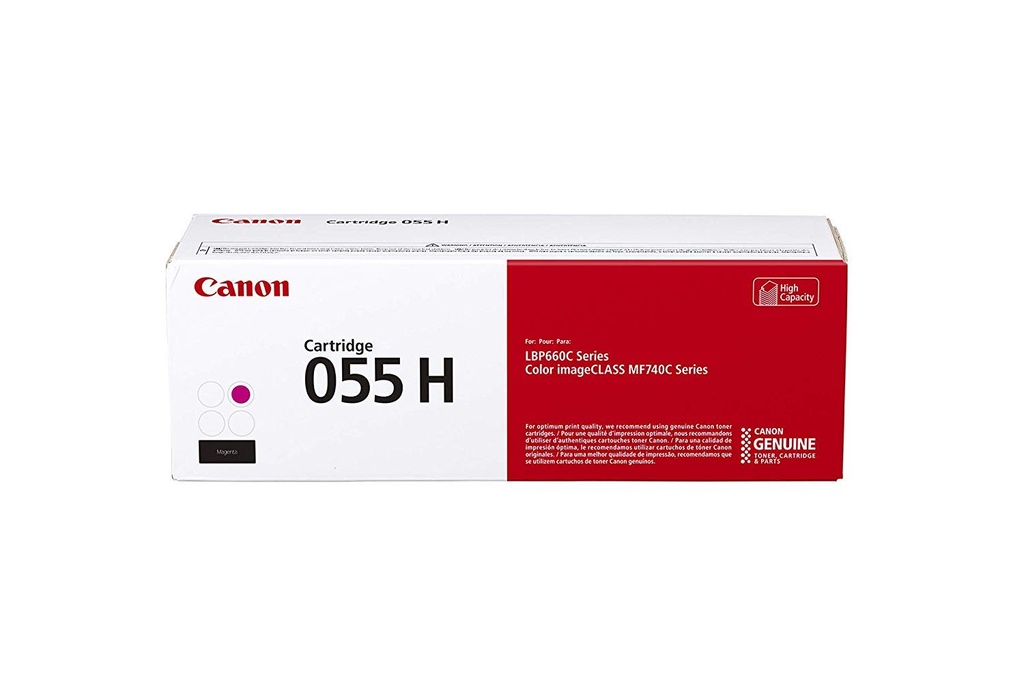 TONER CANON 055H MAGENTA, ALTO RENDIMIENTO  5,900 PAG 3018C001AA