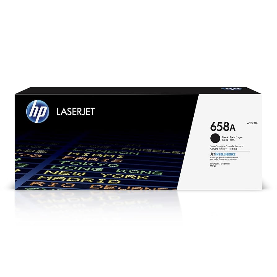 TONER HP 658A - W2000A - NEGRO - 7,000 PAGINAS - PARA IMPRESORA COLOR LASERJET - M751N - M751DN 