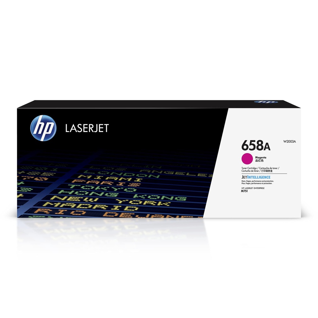 TONER HP 658A - W2003A - MAGENTA - 6,000 PAGINAS - PARA IMPRESORA COLOR LASERJET - M751N - M751DN