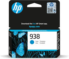 CARTUCHO HP 938 - 4S6X5PL - CYAN - 800 PAGINAS - PARA IMPRESORA OFFICEJET WIDE FORMAT MFP 9730