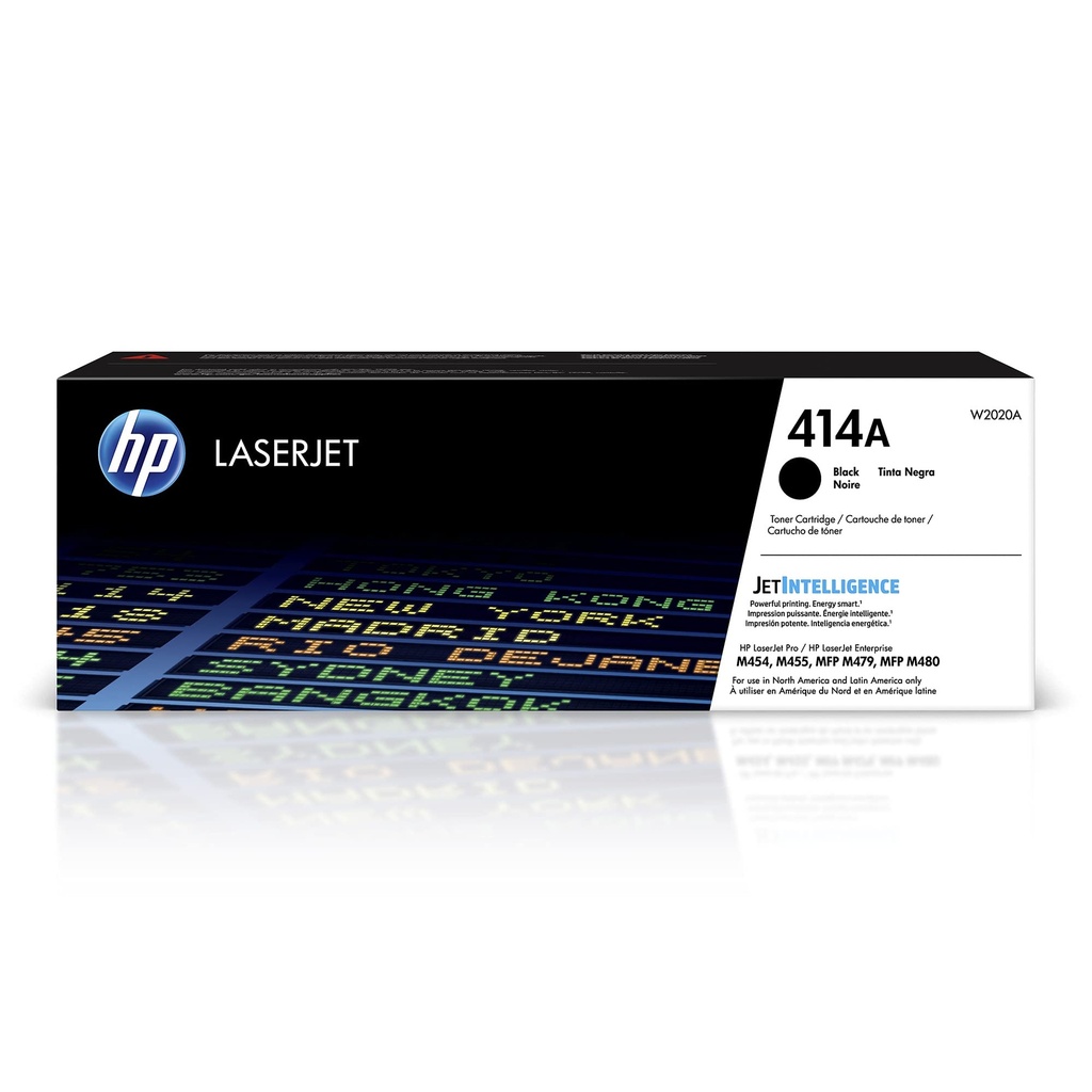 TONER HP 414A - W2020A - NEGRO - 2,400 PAGINAS - PARA LASERJET - M454DN- M454DW - M479FDW- M479DW