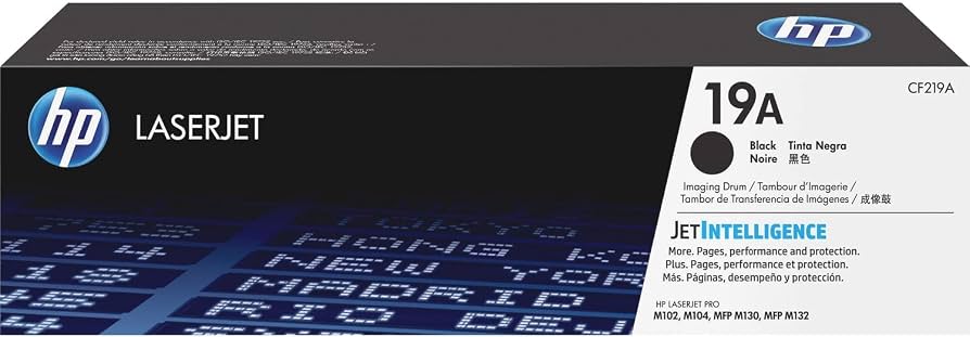 TONER HP 19A - CF219A - TAMBOR DE IMAGEN - 12,000 PAGINAS - PARA IMPRESORAS LASERJET - M102W - M130FW