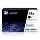 TONER HP 58X - CF258X - NEGRO - ALTO RENDIMIENTO - 10,000 PAGINAS - PARA IMPRESORA LASERJET M404N - M404DW - M428FDW - M428DW, M430F
