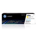 TONER HP 206X - W2112X - AMARILLO - ALTO RENDIMIENTO - 2,450 PAGINAS - PARA IMPRESORA COLOR LASERJET - M255DW - M255NW - M282FDW - M282NW - M283NW - M283FDW